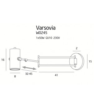 Aplica VARSOVIA W0245