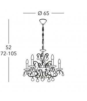 Candelabru CARMEN II 3234.85.5.KoT