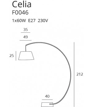 Lampadar CELIA F0046