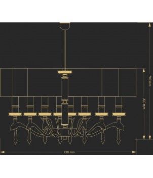 Candelabru SPARONE SPA-ZW-8(P/A)