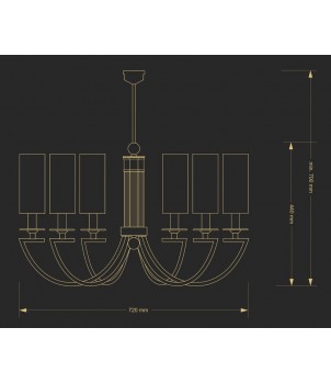 Candelabru LEA LEA-ZW-6(Z/A)