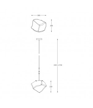 Lustra ROCK P0488-01M-SEAC