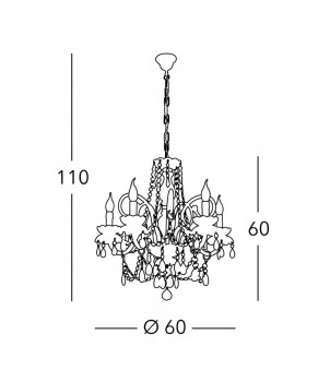 Candelabru AMARO A1335.85.5