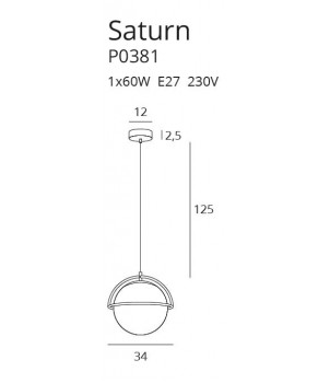 Lustra SATURN P0381