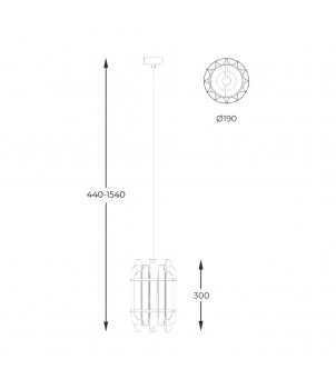 Lustra ALEXANDRIA P0556-01D-V7V7