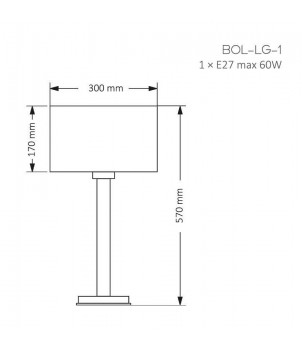 Veioza BOLT BOL-LG-1(N)