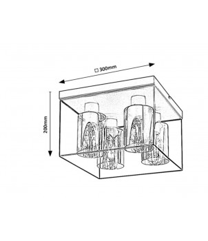 Plafoniera CHADWICK 71034