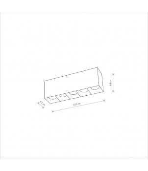 Spot Aplicat MIDI LED 10055