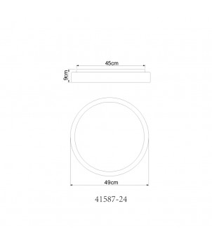 Plafoniera SONNY 41587-24