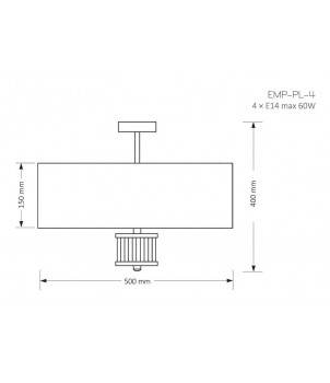 Lustra EMPOLI EMP-PL-4(N)