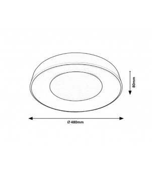 Plafoniera CEILO 3082