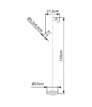 Lampadar BRISBON 57851S