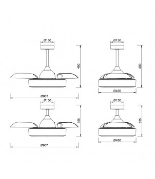 Plafoniera COIN MINI 8219