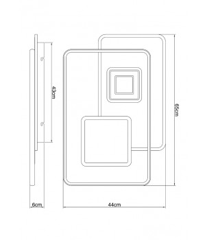 Plafoniera RODERICK 48443-55