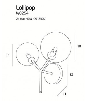 Aplica LOLLIPOP W0254