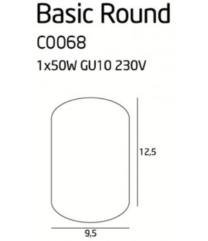 Spot Aplicat BASIC ROUND C0068