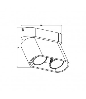 Spot Aplicat RONDIA 2 ACGU10-147