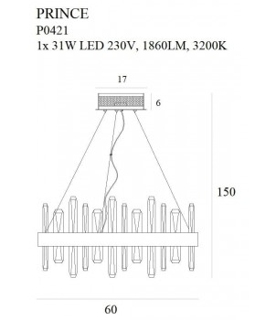 Candelabru PRINCE P0421