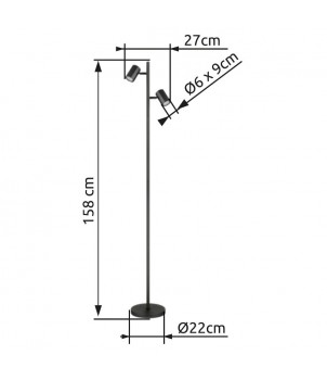 Lampadar JAMES 57918S