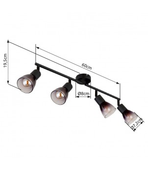 Lustra SATELLA 54312-4