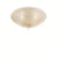 Plafoniera SHELL PL4 AMBRA 140186