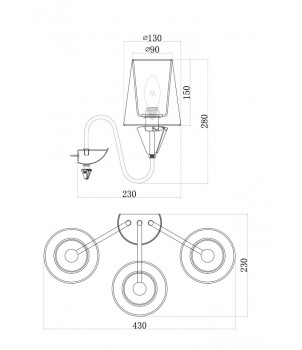 Aplica FLORERO MOD078WL-03CH