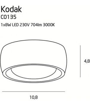 Plafoniera KODAK C0135