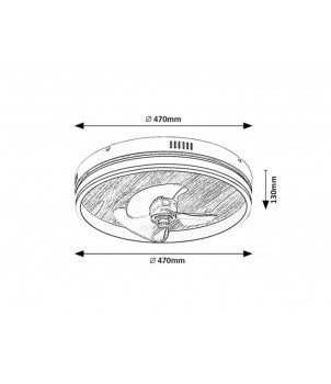 Plafoniera FAUSTINE 71016