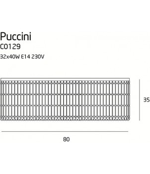 Plafoniera PUCCINI C0129