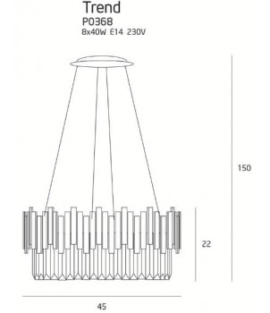 Candelabru TREND P0368