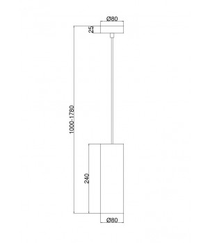 Lustra GIOIA P011PL-01CH