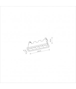 Spot Incastrat MINI LED RECESSED 10042