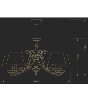 Candelabru CASAMIA CAS-ZW-5(P/A)