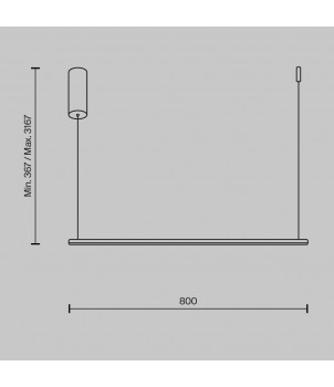 Lustra HALO MOD246PL-L16BSK