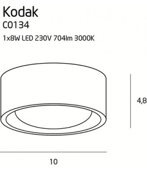 Plafoniera KODAK C0134