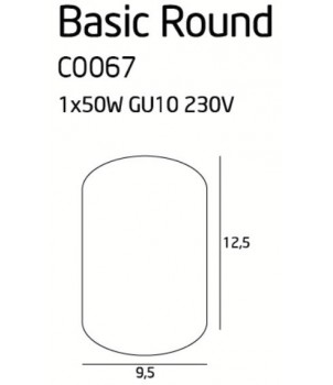 Spot Aplicat BASIC ROUND C0067