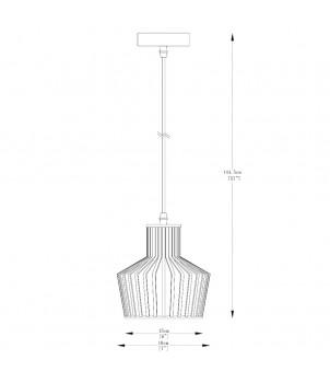 Lustra DOLIA A8079-BK