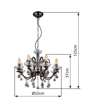 Candelabru CAMILA 64134-8