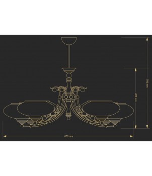 Candelabru CASAMIA CAS-ZW-8(P)