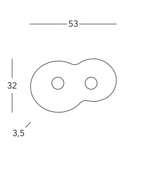 Plafoniera CIRCLE A1336.12.1.SunCu