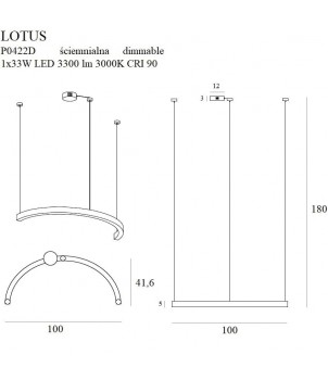 Lustra LOTUS P0422D