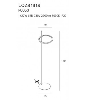 Lampadar LAUSANNE F0050