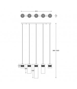 Lustra GEM P0389-05E-F7AC