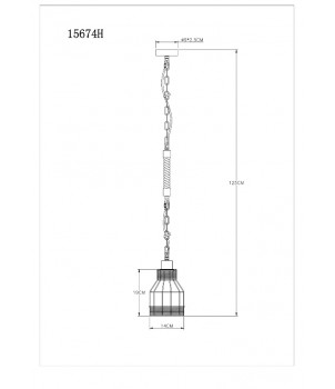 Lustra HALIA 15674H