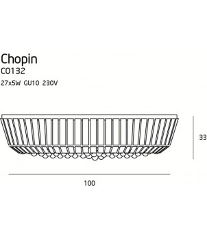 Plafoniera CHOPIN C0132