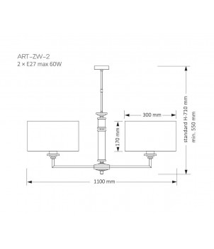 Candelabru ARTU ART-ZW-2(N)