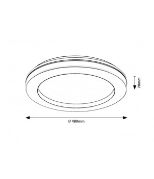 Plafoniera COOPERIUS 71003