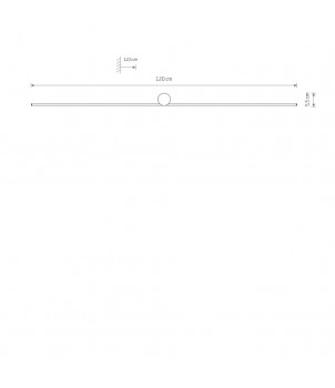 Aplica SPIN LED L 4000K 10622