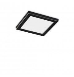 Plafoniera Semi-Incastrata AURA PL SQUARE 4000K NERO 306407