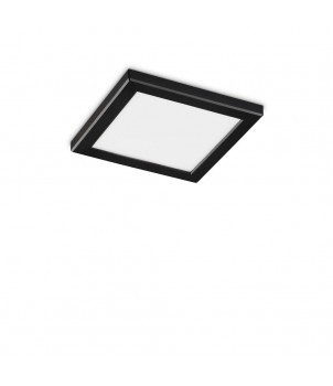 Plafoniera Semi-Incastrata AURA PL SQUARE 4000K NERO 306407